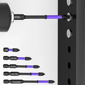 D1 Anti-shock Batch Head Cross Screwdriver Head Magnetic Electric Drill Bit 25/50/65/70/90/150m m  Non-Slip Screwdriver Bits