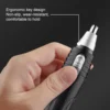 Gentle and Efficient Reusable Electric Nose Hair Trimmer for Men and Women - Precision Nose Hair Shaving Scissors Included - Was 3