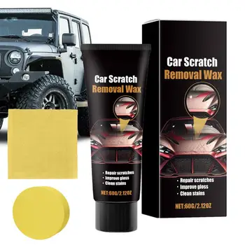 Car Scratch Repair Kit Car Scratch Swirl Remover Repair Paste Rubbing Compound Car Care Kit Towel & Sponge Included Eliminates