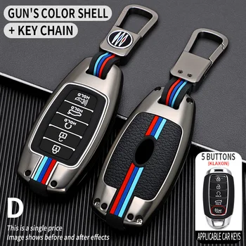 Custodia per chiave auto per Hyundai Palisade SEL Veloster Santa Fe Ev Encino Solaris Azera Grandeur Ig Accent portachiavi accessori