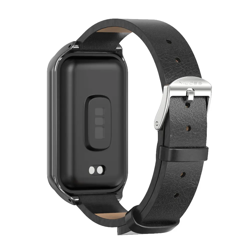 Leather Strap For Amazfit Band 7 Global Version Smart Bracelet Band For Amazfit Band 7 Wristband Smartwatch Correa