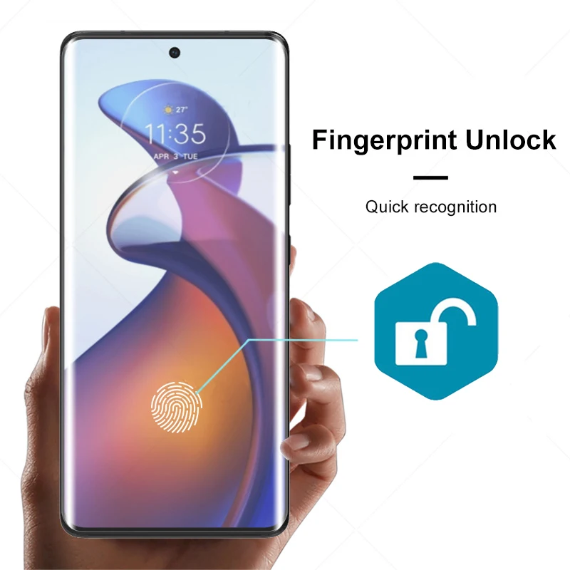Premium 3D Curved Full Glue UV Tempered Glass Screen Protector