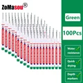 20mm Green 100pcs