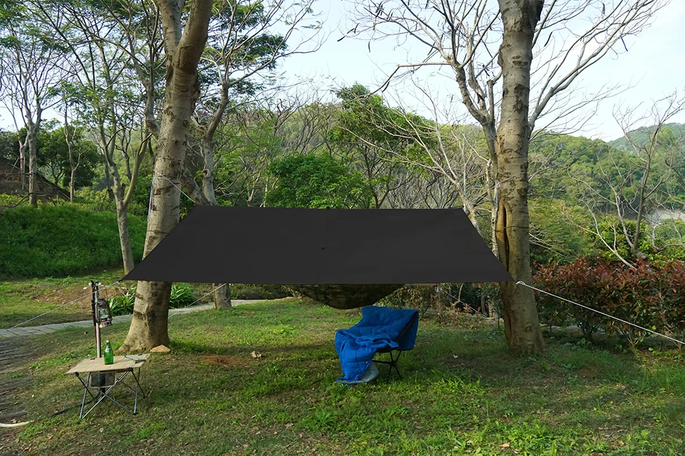 Waterproof Tarpaulin Tarpaulin Rain Cover Waterproof Tarp Ultralight Tarp Sun Shade Sail Camping Canopy Camping Tent 4x4m 4x3m 3x3m 19 Hang Points Tent Tarp Survival Sun Shelter Shade Canopy Outdoor Backpacking Waterproof Camping Awning SunShade