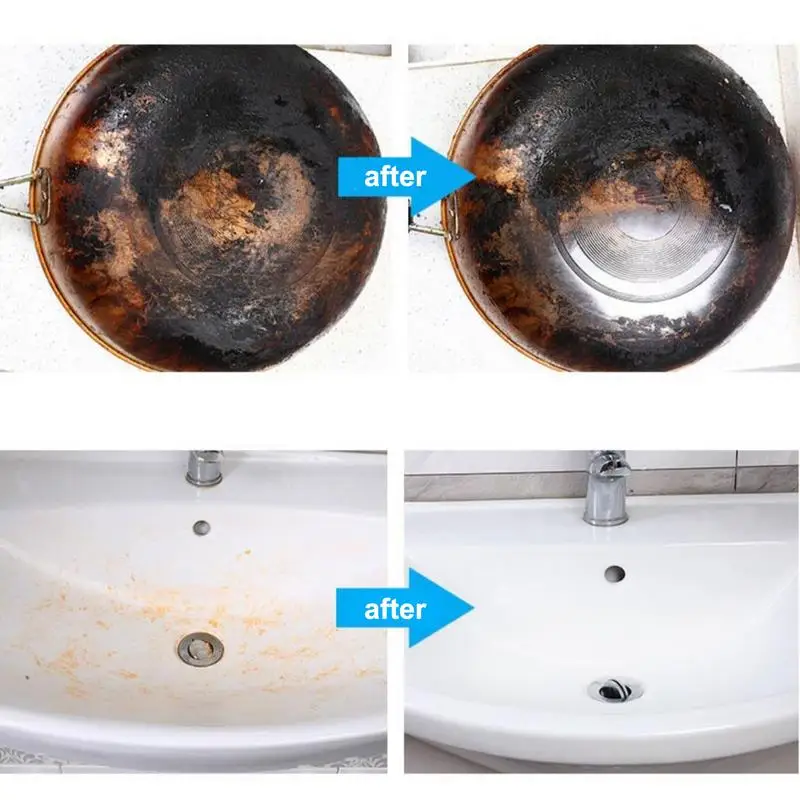 Stainless Steel Clean Wax 300g Stainless Steel Appliances Cleaner Metal Polishing Cream Household Supplies Pot Bottom Polish For