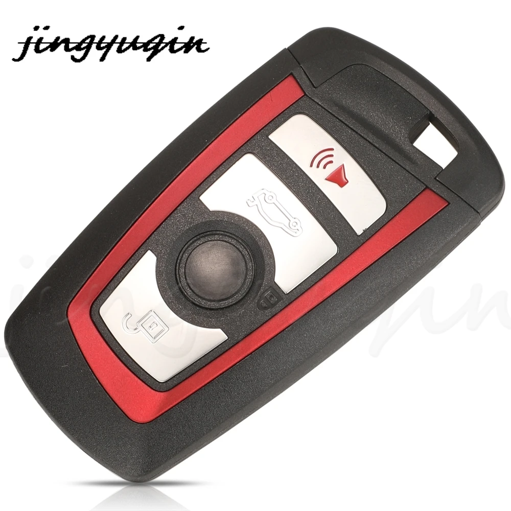 jinyuqin Smart Car Key Shell Cover Remote Keyless Case for BMW CAS4 F FEM 3 5 7 Series E90 E92 E93 X5 F10 F20 F30 F40 Panic FOB