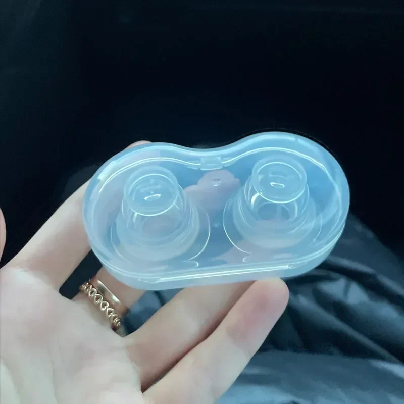 Silicone Nipple Correction Niplette Welnove Nipple Shield Sucker Corrector Flat 2PCS New 6