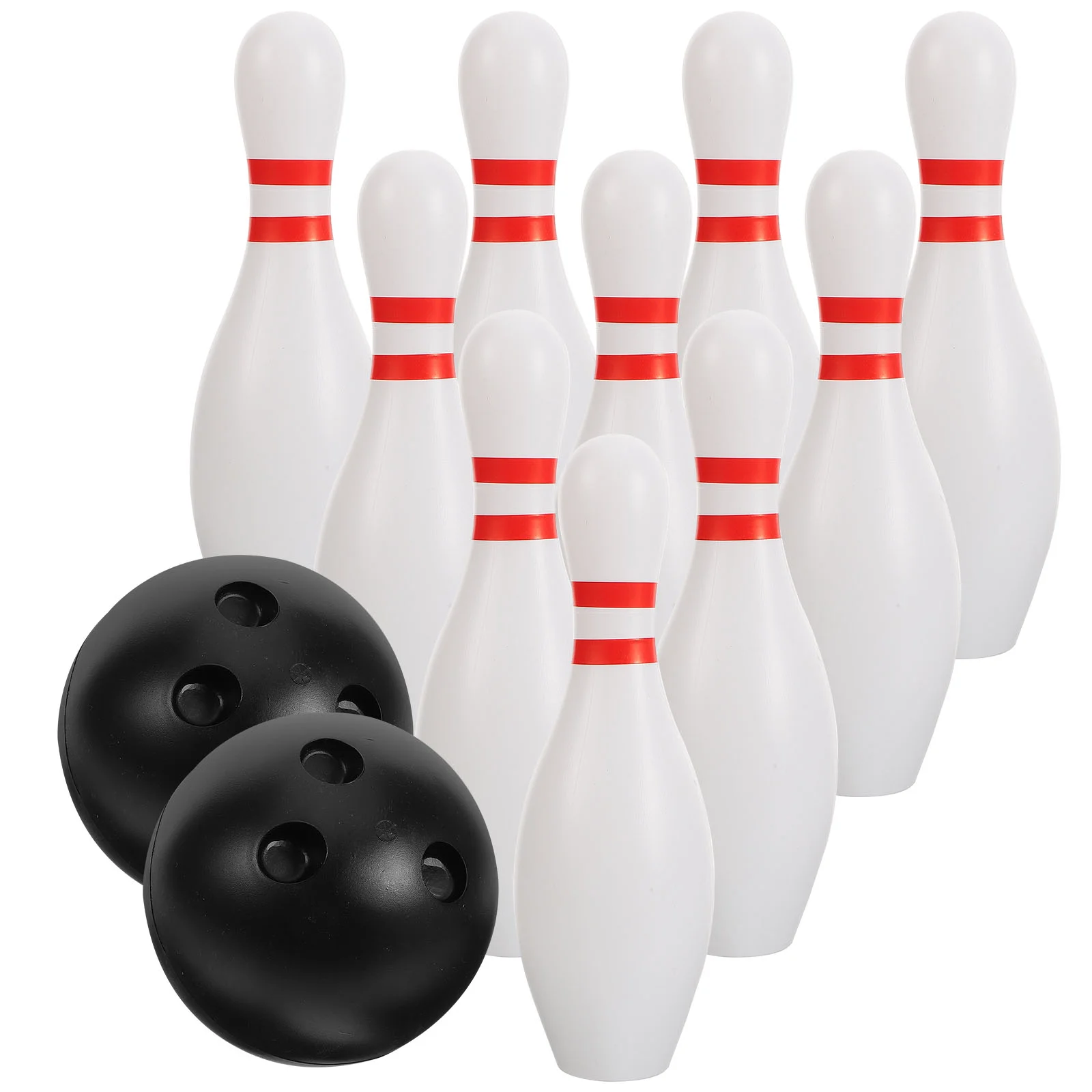 Bowling Ball Toy Plaything Education Indoor for Kids Wooden Balls Child Children