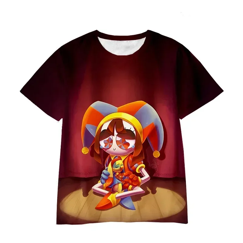 The Amazing Digital Circus 3D T Shirt Casual Summer Short Tees Kids Cartoon Graphic T Shirts Men Clothing Harajuku Anime Tshirt 2