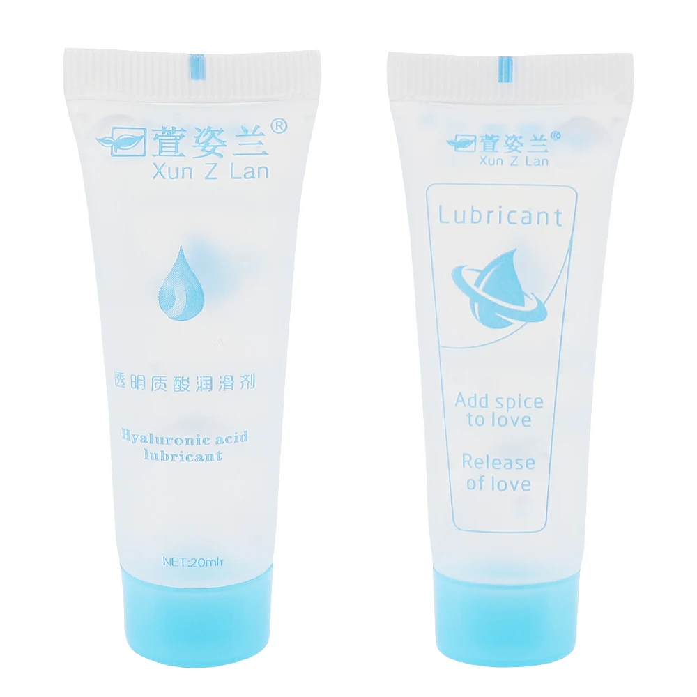 Sex Lubricant 20ml Water Based Portable Mini Anal Oral Sex Gel Hyaluronic Acid Lube Adult Cream Oil