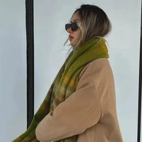 НОВЫЙ роскошный зимний толстый теплый шарф, женский кашемировый платок и накидки, шейный платок из пашмины, Bufanda, женский длинный Tessel Echarpe 2025 — изображение 3