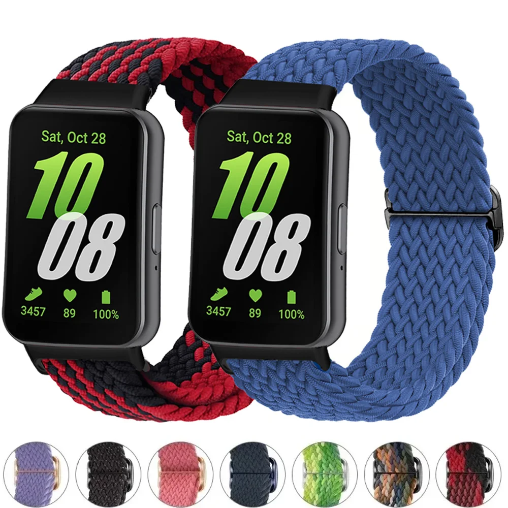 Adjustable Braided Solo Loop Nylon Sport Strap