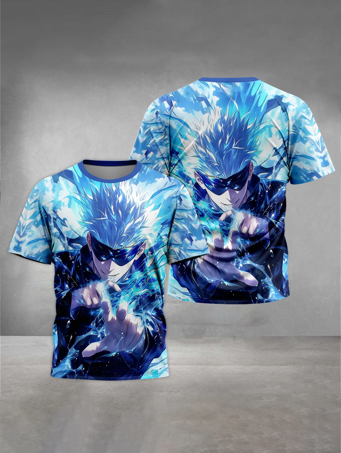 Jujutsu Kaisen Satoru Gojo Print Baby Clothing 5 to 14 Years Male Outdoor Clothes for Children Boy Girl Child T-Shirt Top Shirts 3