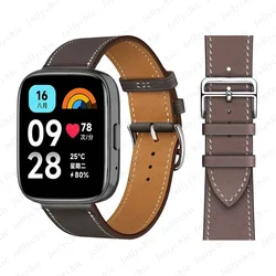 Premium Leather Loop Strap - Stylish Nylon Band for Smartwatches, 20mm/22mm Wristband Bracelet Accessories (HBr)