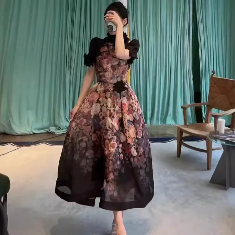 

black flower dress 2024