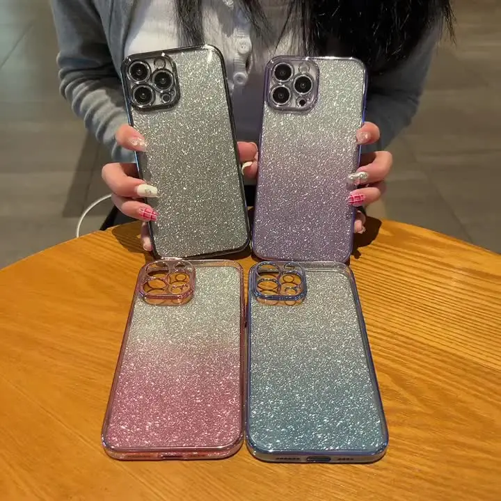 Защитный чехол GLITTER Scrub для iPhone 15 14 13 12 11 Pro Max Mini Cover Bumper 6 6s 7 8 Plus XS Case