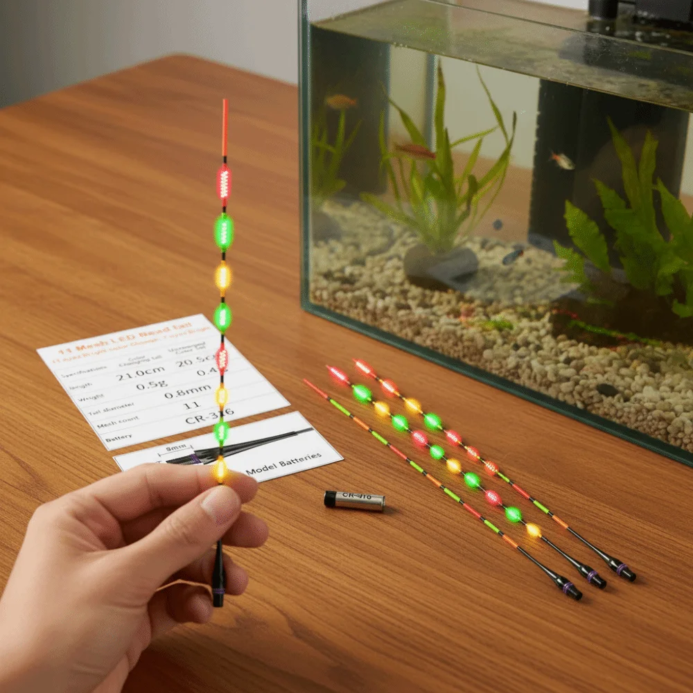 Flotteur intelligent LED ultra lumineux - technologie électronique sensible pour pêche précise