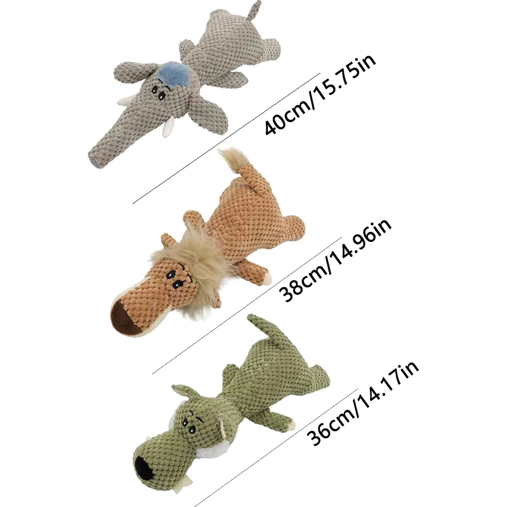 Unbreakable Plush Toys For Dog Durable Wear-resistant Sounding Toy For Small Medium Large Dogs 3