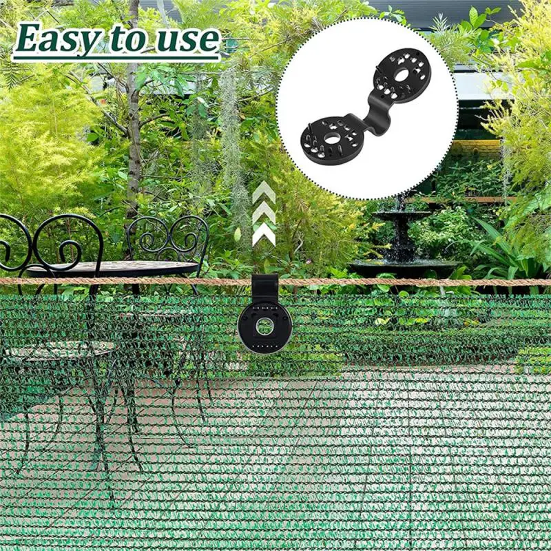 5/10/20Pcs Shade Cloth Clips Sun Shade Nets Fixing Hooks Greenhouse Plastic Clips For Awning Anti Bird Garden Netting Hooks