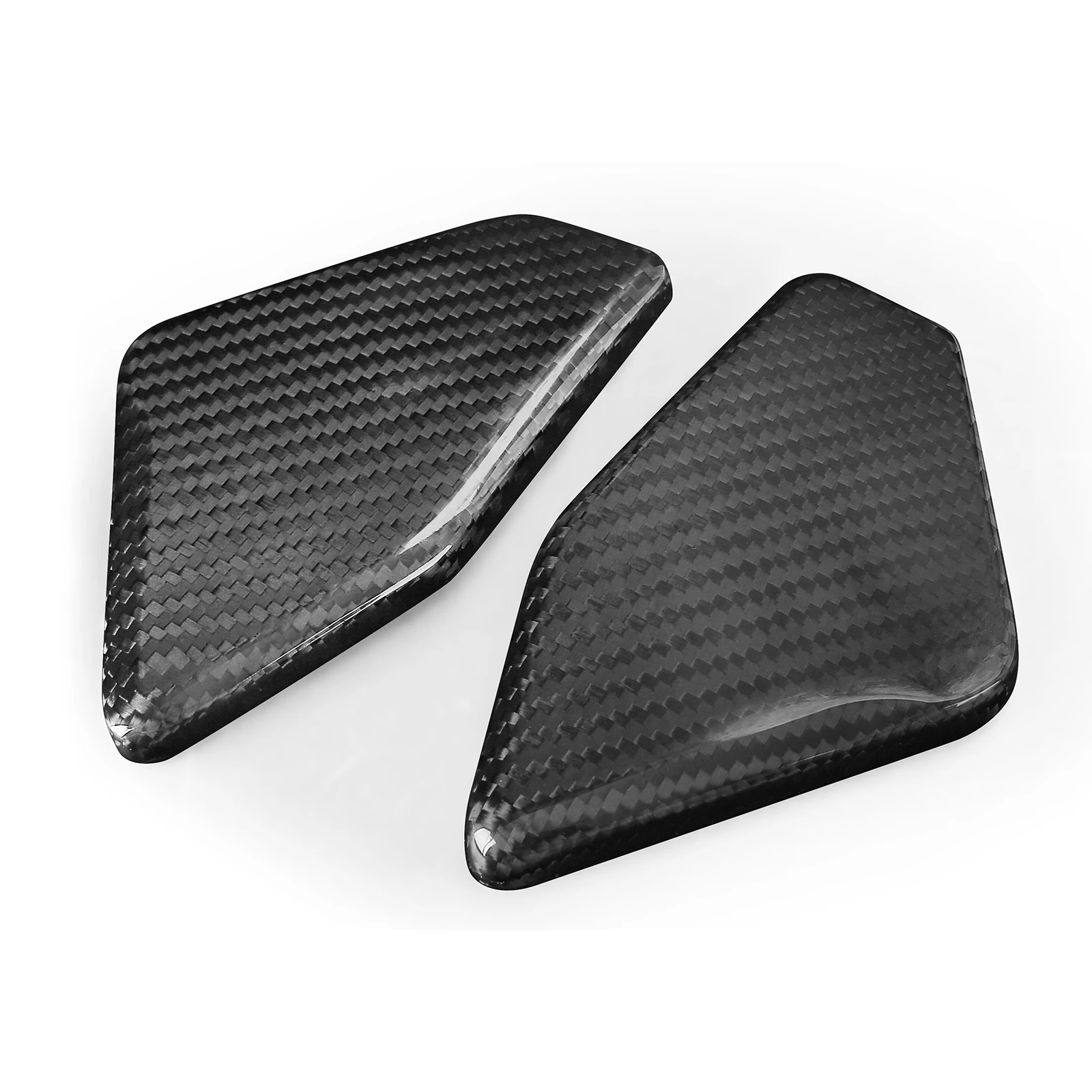 CBR650 Motorcycle accessories 3K Carbon Fiber Heel Plates Guard Protective Covers For HONDA CBR650R CB650R -