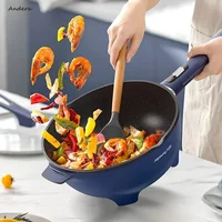 Electric Frying Pan - Household Multifunctional. Cooking, Steaming, Frying & Cooking Pot All-in-One. 1