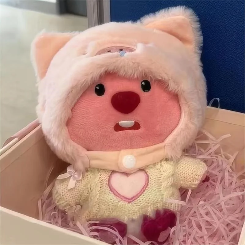 

Kawaii Loopy плюшевая игрушка Персонализированная накладка на голову свинка милая девочка сердце Бобер кукла детский подарок на день рождения Рождество