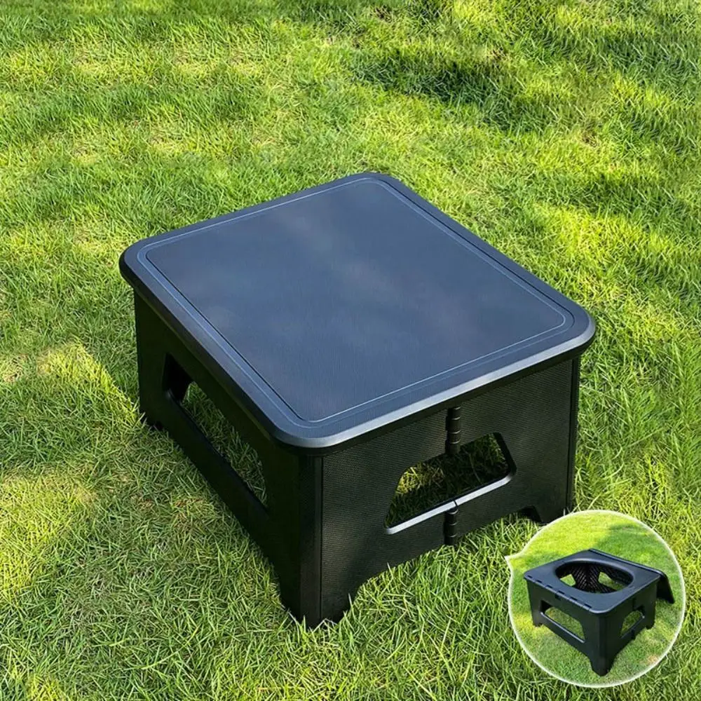 Odor-Proof Folding Camping Toilet with Cover Easy To Carry Car