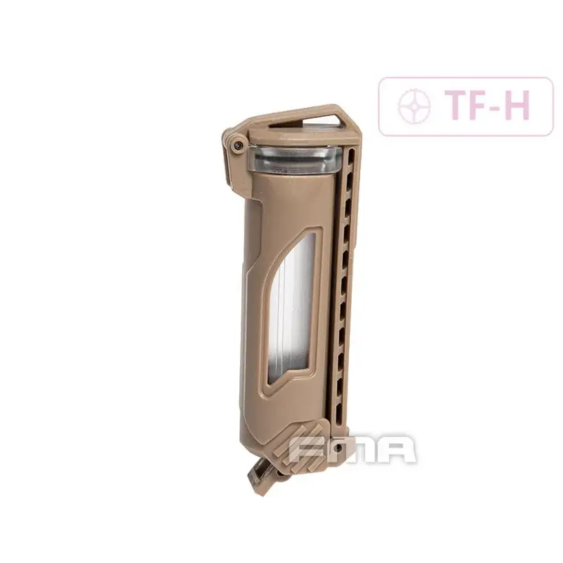 FMA Hunting Nylon Protection Waterproof Molle Tactical Battery Storage Case Box Holder for CR123/18650 TB1399-BK/DE
