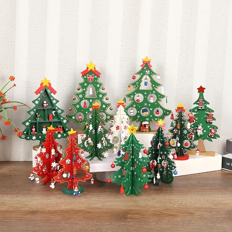 

Wood Christmas Tree Sculpture Perfect Gift and Decorative Piece for Christmas Celebrations Holiday Decoration