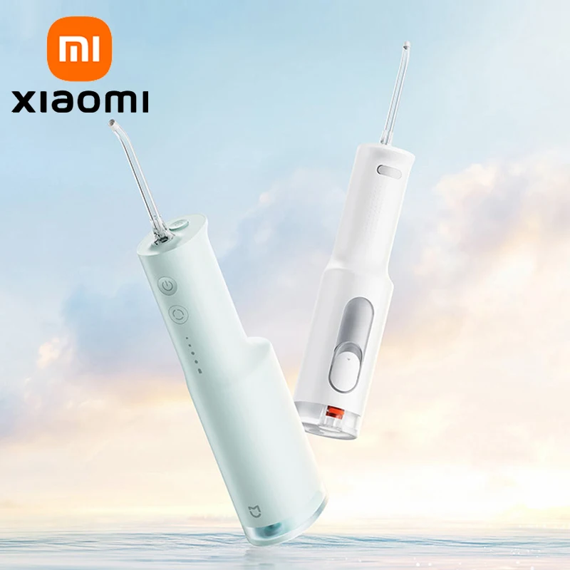 

XIAOMI MIJIA Oral Irrigator F300 Portable Dental For Irrigator Teeth Water Flosser Bucal Calculi Oral Cleaner water pick thread