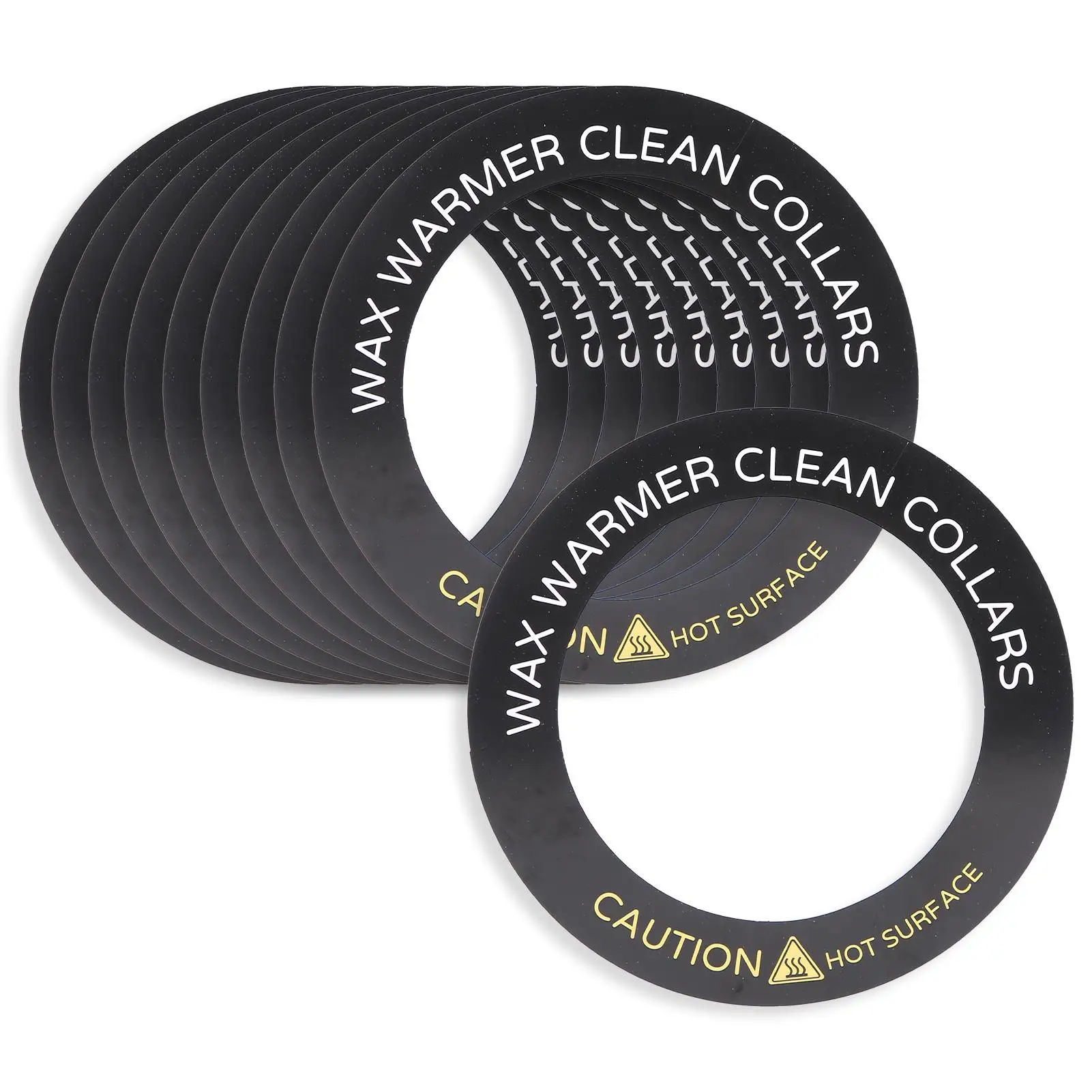 10 Pcs Round Hair Removal Wax Strips for Waxing  - Cleaning Protection Pads for Melt Wax Heater 4