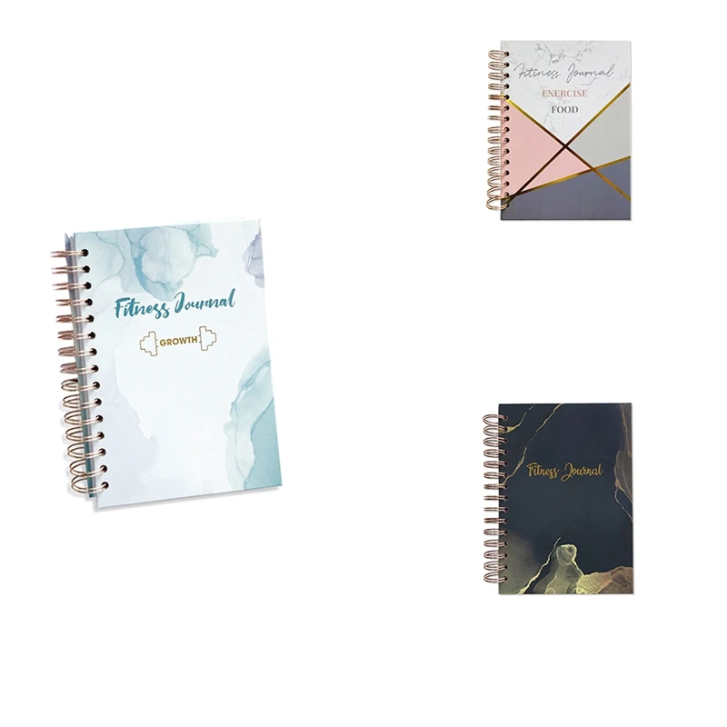 

NEW-Workout Fitness Journal Planners,Daily Weekly Non-Dated Planner, Notepad For Fitness And/Nutrition Journal/Planners