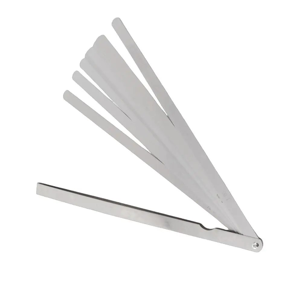 17 블레이드 메트릭 필러 게이지 ?   0.02-1.00mm ?   스테인리스 스틸 ?   간격 측정 도구 ?   12인치 길이 / 300mm ?   표시된 미터법