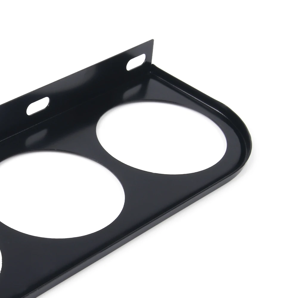 52MM Universal One/Two/Three Auto Modified Meter Cup Black Car Gauge Holder for 2-Inch Triple /Double/ Single Hole Meter Chrome