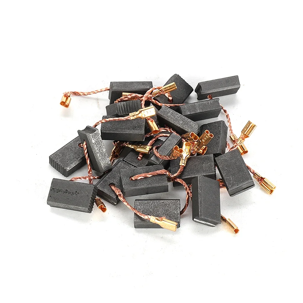 20Pcs Carbon Brushes 5x10x15mm Motor Carbons Carbon For Bosch 125 14-150 Electric Motor Angle Grinder Power Tool Accessories