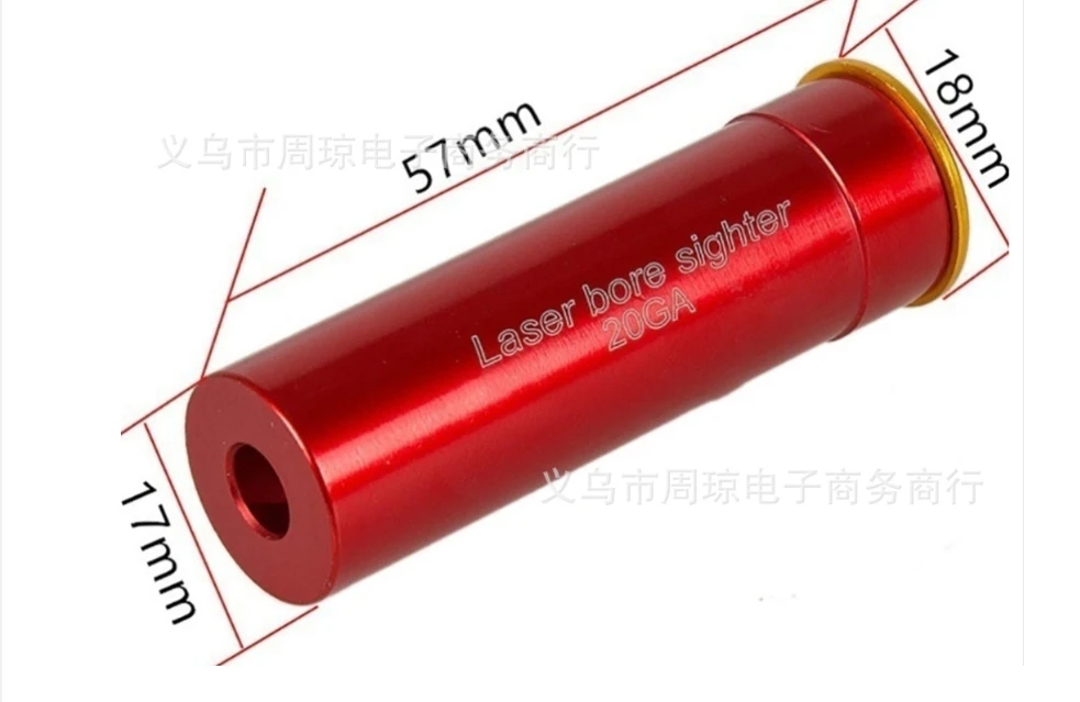 Description Picture 4 of itemRed Laser Bore Sighter For 9MM 7.62x39MM 7MM 223REM 8MM 7.62x54MM Hunting Laser Collimator Hunting Optics
