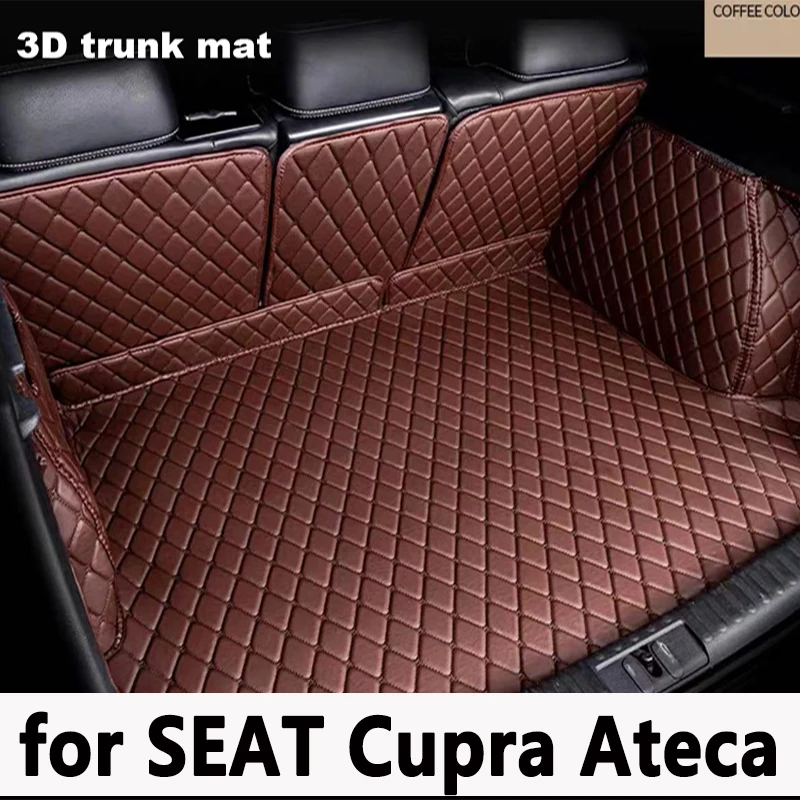 

Автомобильные коврики для заднего багажника для сиденья Cupra Ateca KH7 2016 ~ 2023 5seat водонепроницаемый коврик для багажника коврик для автомобиля автомобильные аксессуары