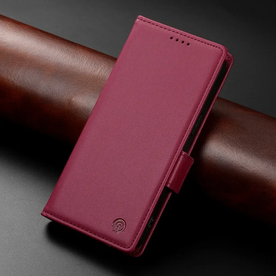 Luxurious 360° Protective Leather Flip Wallet Case