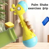 Baby's First Hand Rattle , Baby Educational Toys, Gift For Baby Hand Rattle Plastic, Early Childhood Toys, Soft Sound 2