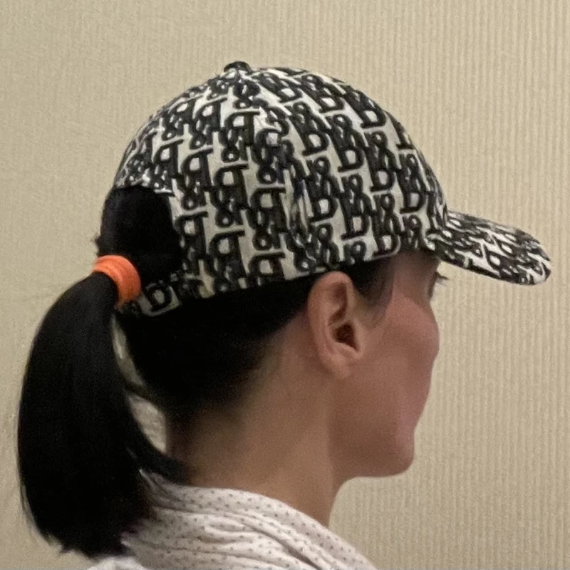Four Seasons Universal Soft Cotton Printed Letter Bucket Hat Summer Men's Women's Big Brim Flat Top Sunshade Fisherman Hat