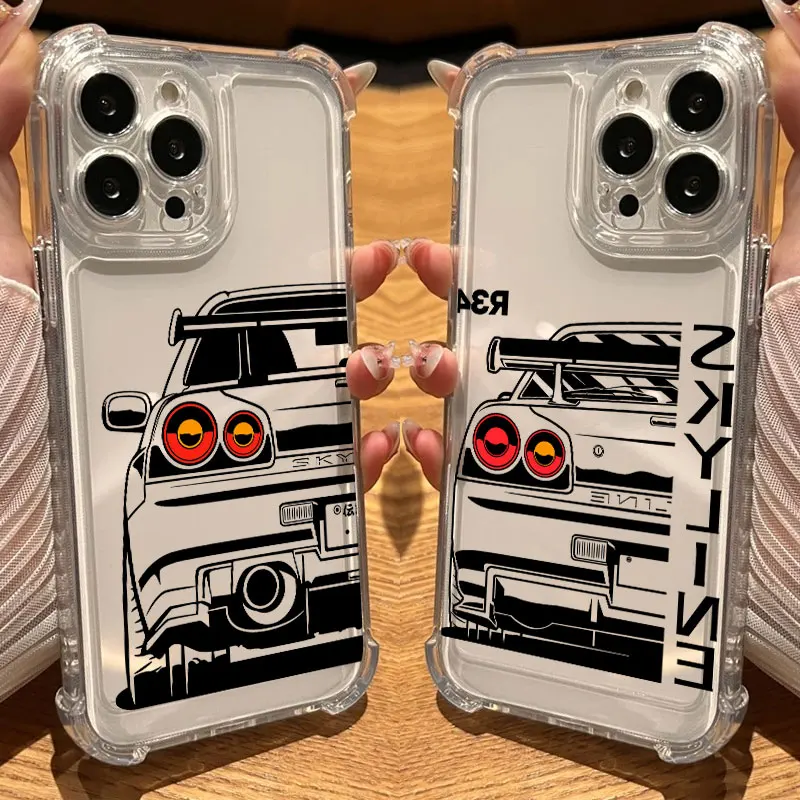 JDM Car Cool Dream Silicone Phone Case - Soft Clear Cover