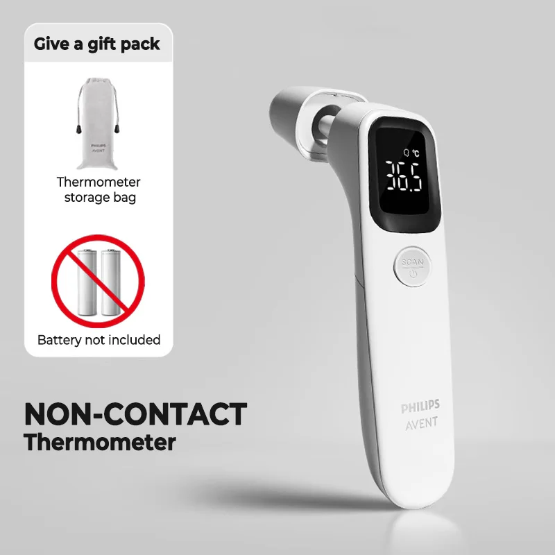 Ear Thermometer PHILIPS AVENT Medical Household Digital Non-contact Laser Body Thermometer LCD Baby Adult Fever Temperature