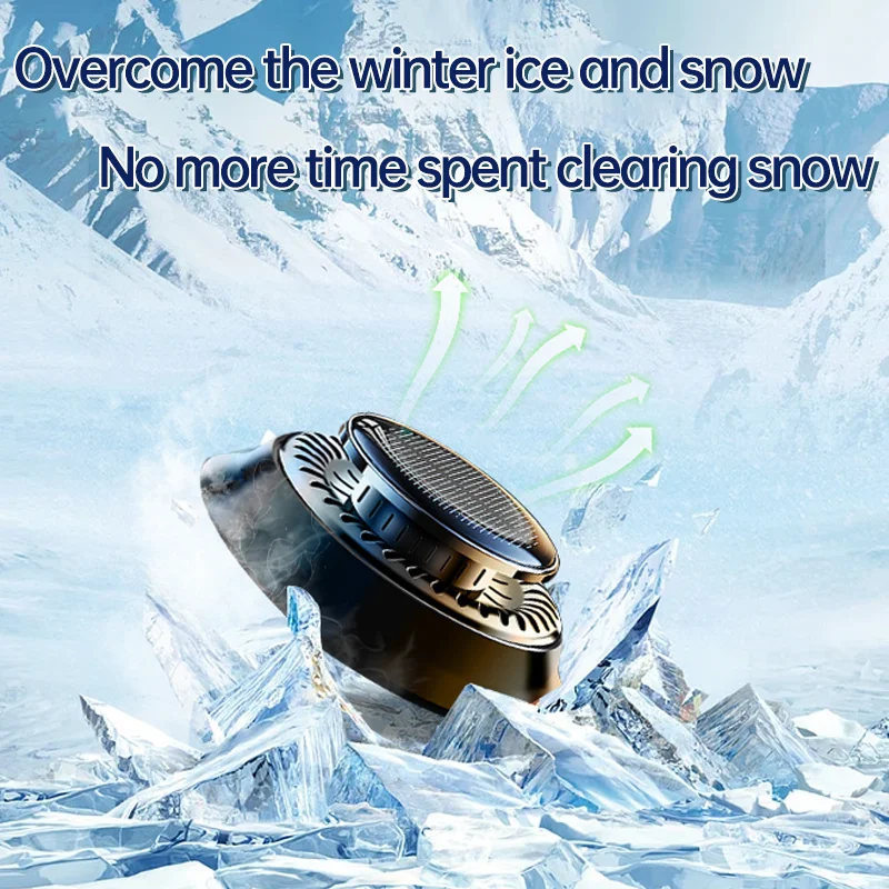 New Electromagnetic Deicer, Solar Car Fragrance, Car Perfume, Durable Accessories, High-end Fragrance
