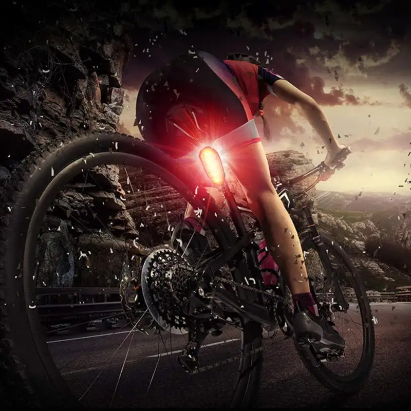

ZTTO LED Accessories Tail Light Running Clip Bag USB Light Waterproof Outdoor Sports Li Battery Rechargeable MTB STLM