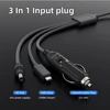 (15Meter/49.2ft ) DC Power Cable for Starlink Mini 100W 3-in-1 Plug USB C 12-24V Cigarette Lighter Plug and DC Male Power Cord 2