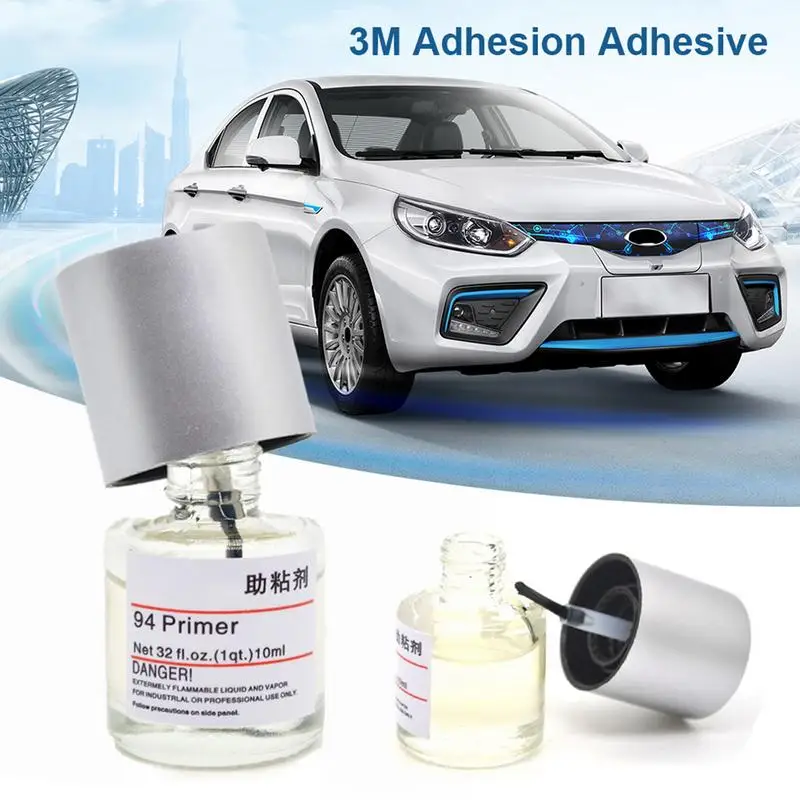 10ML 3 M 94 Primer Double Sided Tape Adhesive Adhesion Promoter Car Door Kitchen Bathroom Accessories Styling Enhanced Viscosity 2