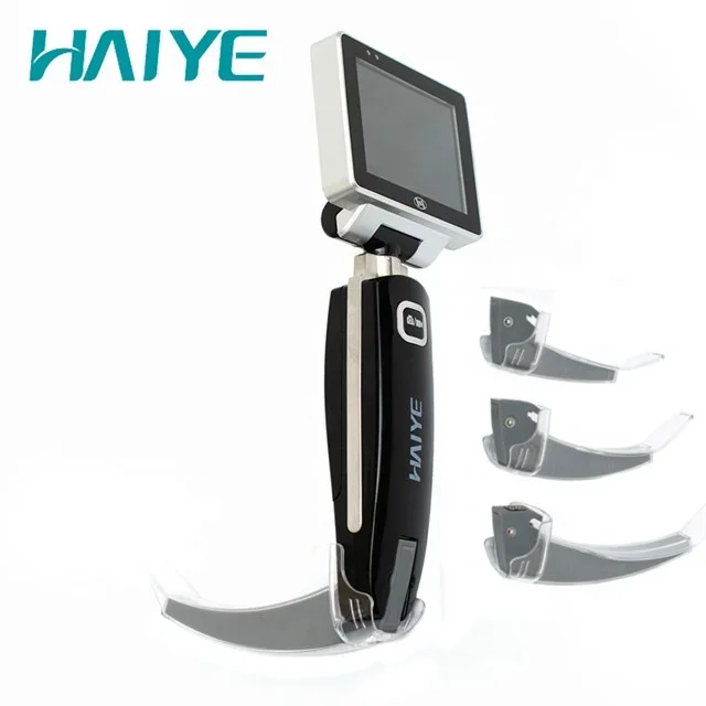 

High Quality electronical endoscope reusable blade medical imaging equipment 3.0 Inch LCD Screen Video Laryngoscope