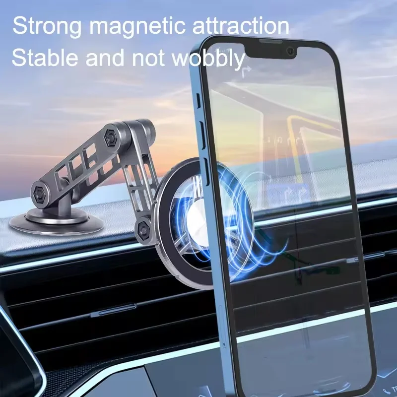 Premium Rotatable Aluminum Alloy Magnetic Car Holder