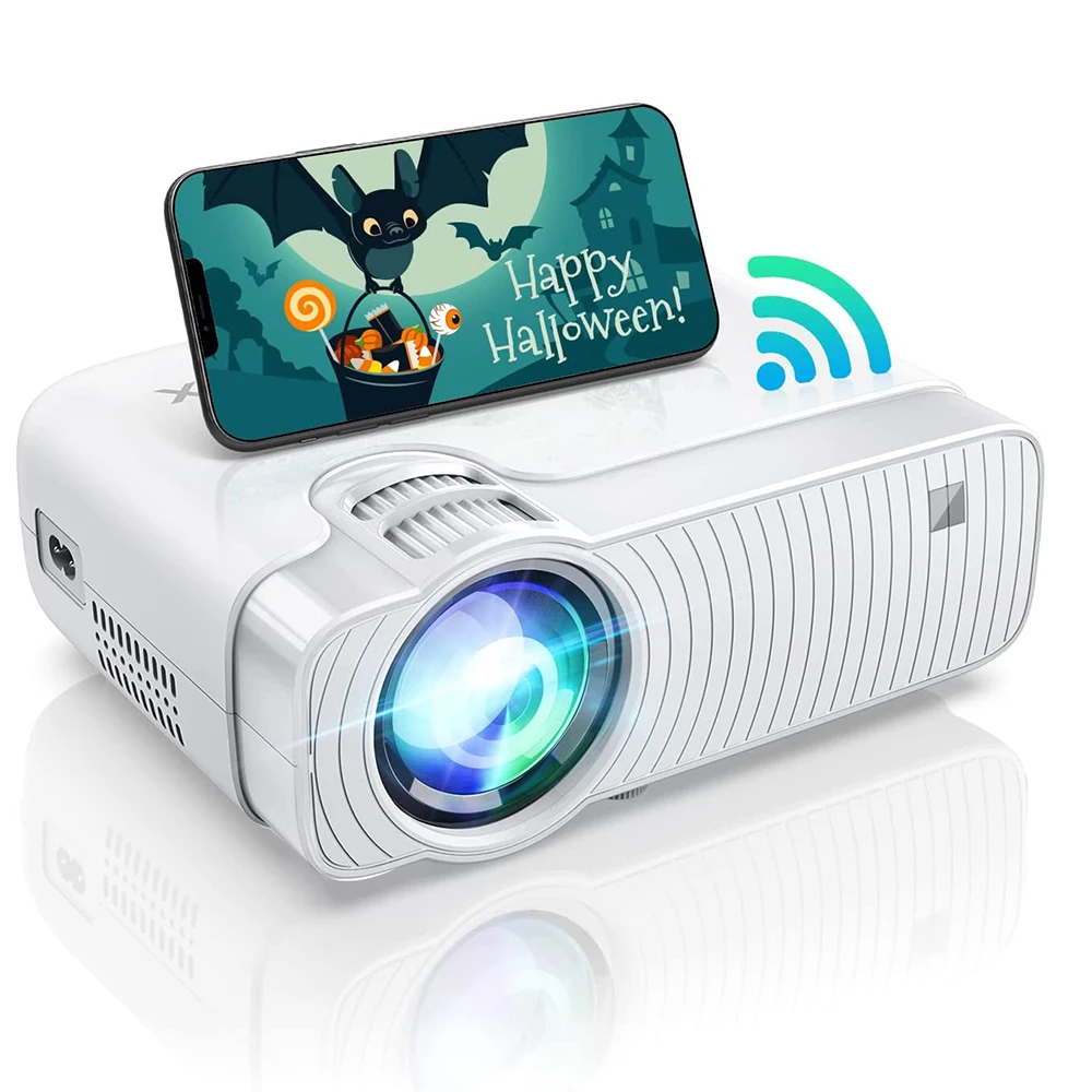 BOMAKER GC357 WIFI Mini Projector native 720p Supported LED Video Beamer For Mobile Phone Mirroring Android optional 