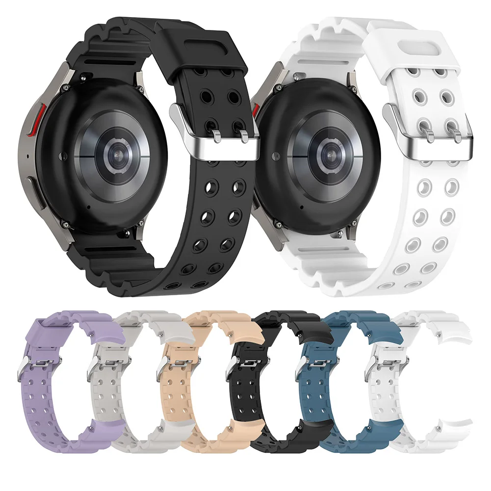 Cinturino Per Orologio In Silicone Per Galaxy Watch6 Classic/Watch6/Watch5 Cinturino Per Orologio A Sgancio Rapido Per Galaxy Watch6 Classic/Watch6/Wa
